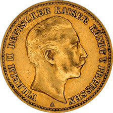 Coin, German States, PRUSSIA, Wilhelm II, 10 Mark, 1893, Berlin, EF(40-45)