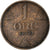 Moneda, Noruega, Haakon VII, Ore, 1929, MBC, Bronce, KM:367