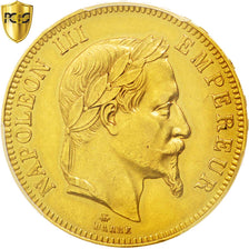 Frankreich, Napoléon III, 100 Francs, 1868, Paris, KM:802.1, PCGS AU55