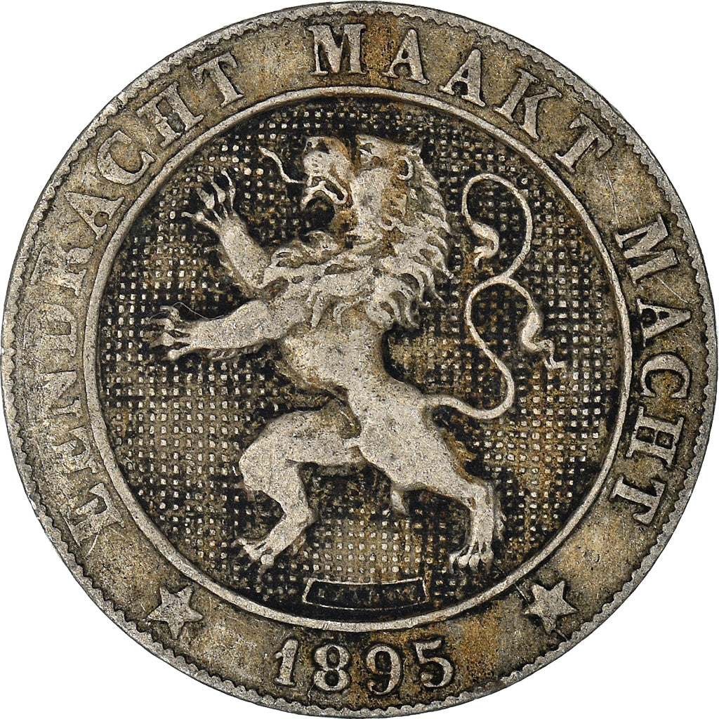 Coin, Belgium, Leopold II, 5 Centimes, 1895, EF(40-45), Copper-nickel, KM:41