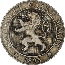Coin, Belgium, Leopold II, 5 Centimes, 1895, EF(40-45), Copper-nickel, KM:41