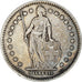 Coin, Switzerland, Franc, 1921, Bern, VF(30-35), Silver, KM:24