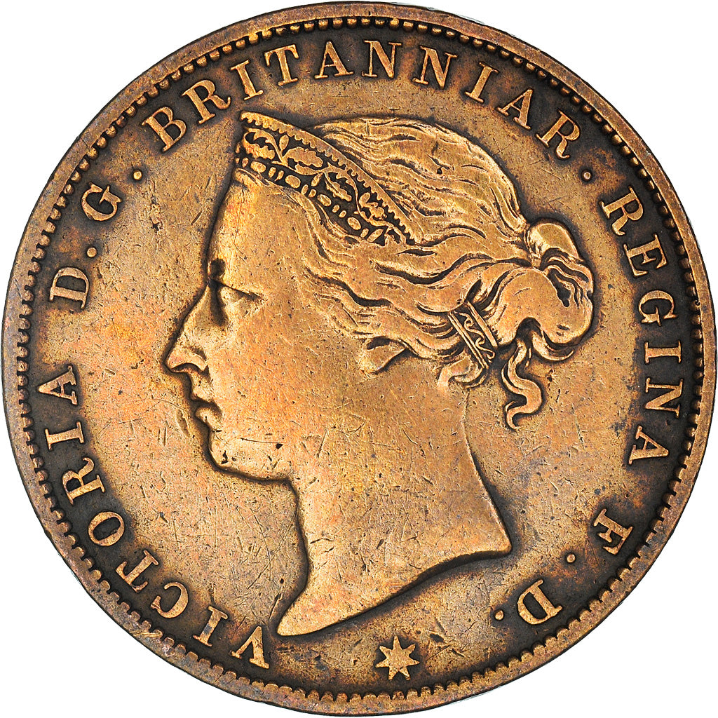 Coin, Jersey, Victoria, 1/24 Shilling, 1894, VF(30-35), Bronze, KM:7