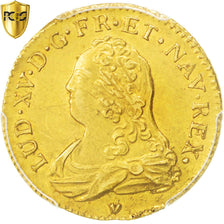 Monnaie, France, Louis XV, Louis d'or aux lunettes, Louis d'Or, 1729, Aix, PCGS