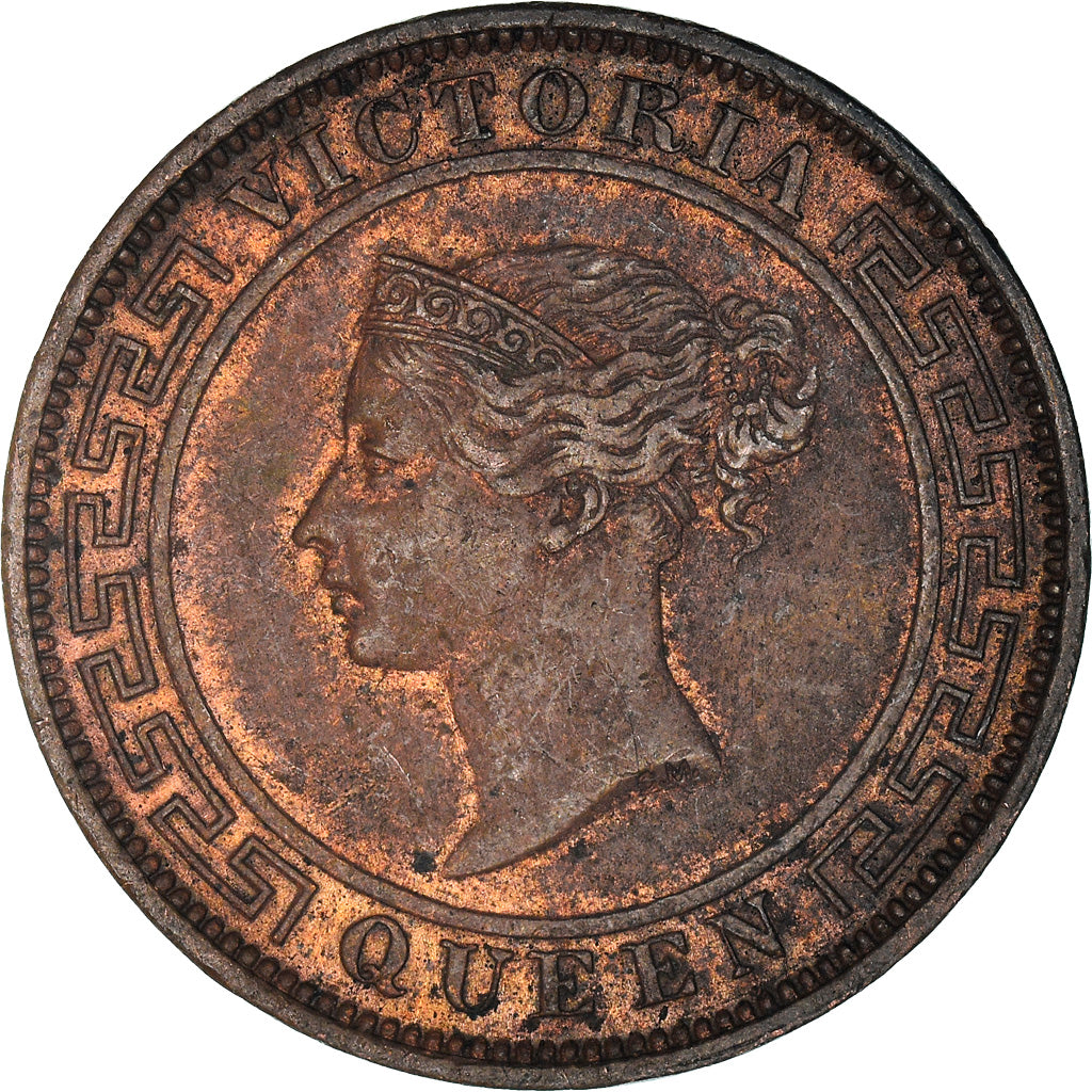 Coin, Ceylon, Victoria, Cent, 1900, AU(50-53), Copper, KM:92