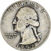 Coin, United States, Washington Quarter, Quarter, 1952, Denver, VF(30-35)