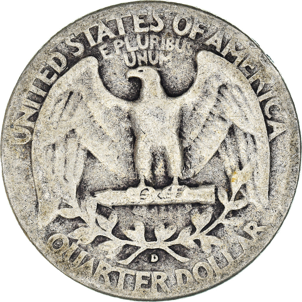 Coin, United States, Washington Quarter, Quarter, 1952, Denver, VF(30-35)