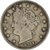 Moneta, USA, Liberty Nickel, 5 Cents, 1911, Philadelphia, VF(20-25)