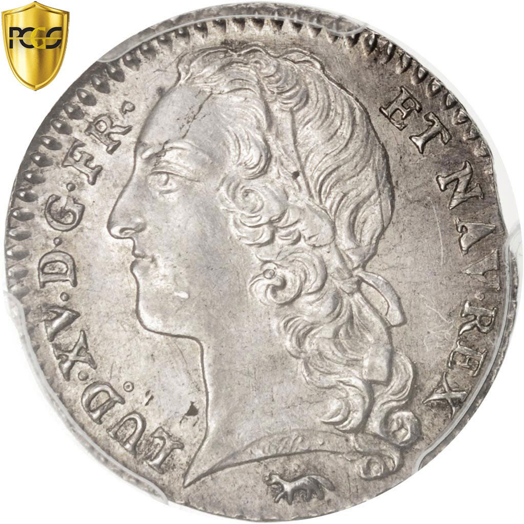 Moneta, Francia, Louis XV, 1/10 Écu au bandeau, 12 Sols, 1/10 ECU, 1745, Paris