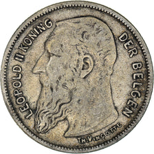 Coin, Belgium, 2 Francs, 2 Frank, 1904, VF(20-25), Silver, KM:59