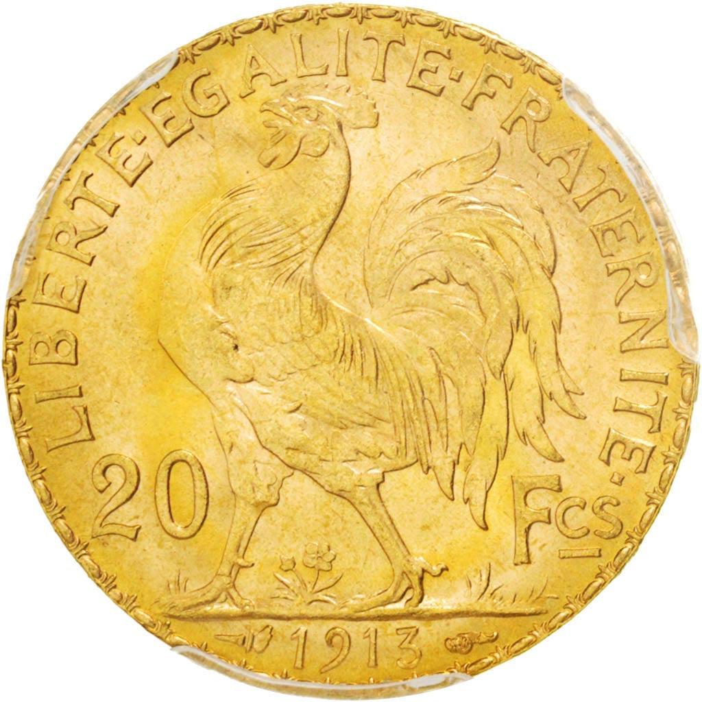 France, Marianne, 20 Francs, 1913, Paris, KM:857, PCGS MS65