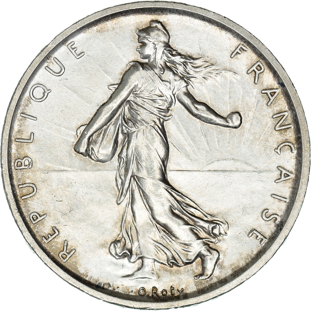 Münze, Frankreich, Semeuse, 5 Francs, 1960, UNZ, Silber, KM:926, Gadoury:770