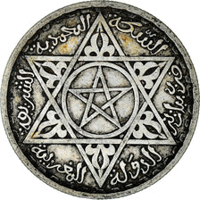 Coin, Morocco, Mohammed V, 100 Francs, AH 1372/1953, Paris, EF(40-45), Silver