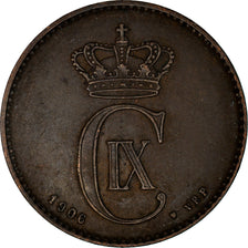 Coin, Denmark, Christian IX, 2 Öre, 1906, Copenhagen, EF(40-45), Bronze