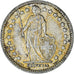 Moneta, Svizzera, 1/2 Franc, 1958, Bern, BB+, Argento, KM:23