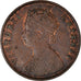 Monnaie, INDIA-BRITISH, Victoria, 1/4 Anna, 1900, Calcutta, TTB, Cuivre, KM:486