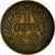 Moneda, Túnez, Anonymous, Franc, AH 1344/1926, Paris, MBC, Aluminio - bronce