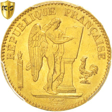 France, Génie, 20 Francs, 1886, Paris, Gold, KM:825, PCGS MS62