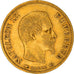 Moneta, Francia, Napoleon III, 10 Francs, 1858, Paris, MB+, Oro, KM:784.3