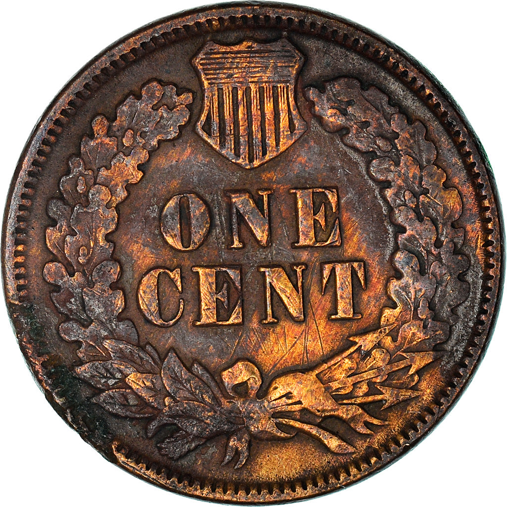 Coin, United States, Indian Head Cent, Cent, 1889, Philadelphia, EF(40-45)
