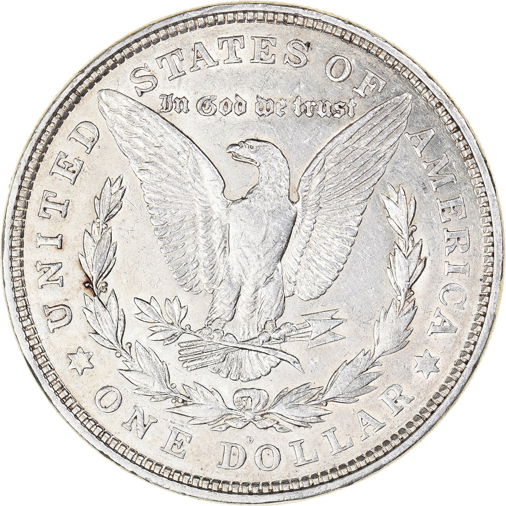 Moneta, Stati Uniti, Morgan Dollar, Dollar, 1921, Denver, BB+, Argento, KM:110