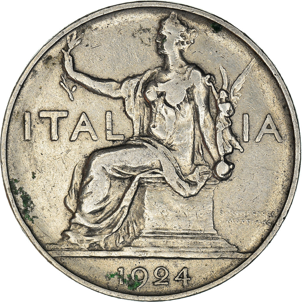 Monnaie, Espagne, Peseta, 1924, TTB, Aluminum-Bronze, KM:767