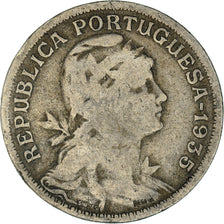 Coin, Portugal, 50 Centavos, 1935, VF(20-25), Copper-nickel, KM:577