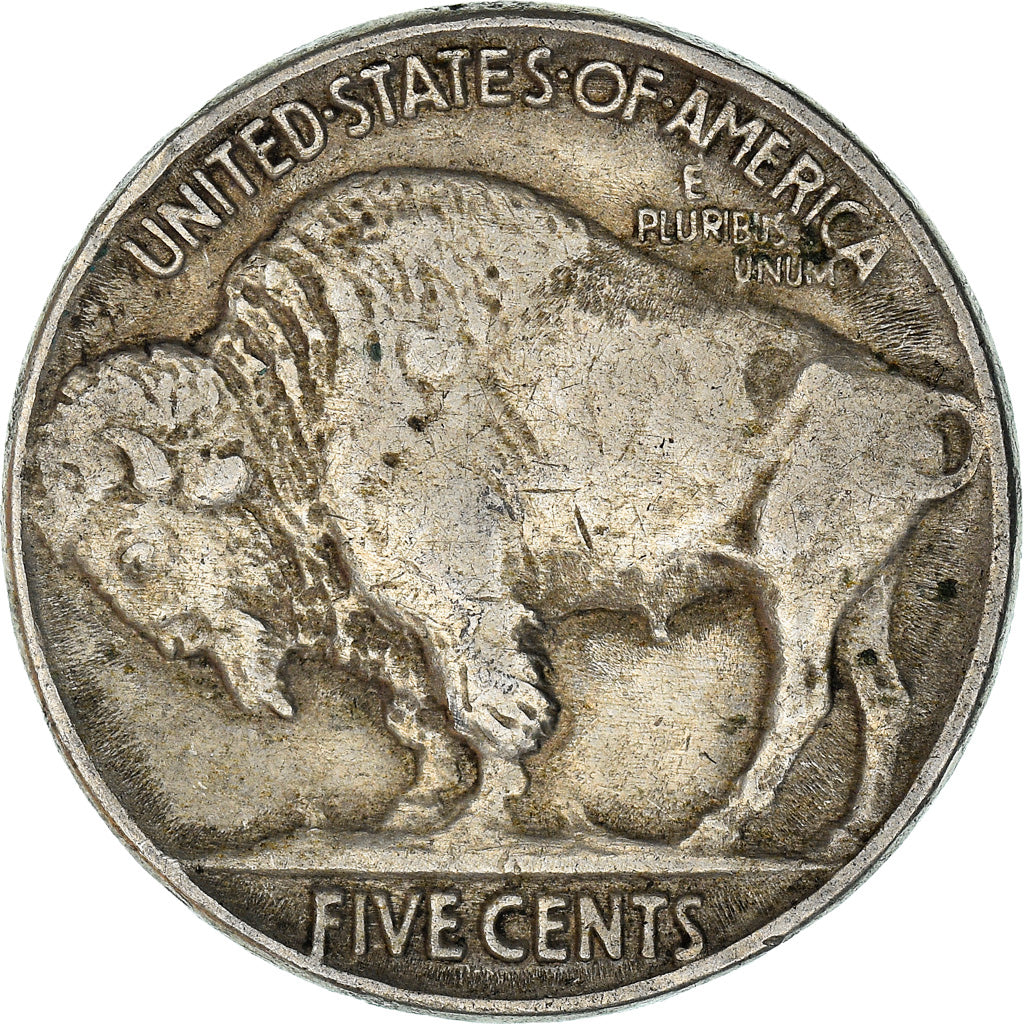 Moneta, Stati Uniti, Buffalo Nickel, 5 Cents, 1928, Philadelphia, BB