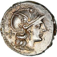 Coin, Scribonia, Denarius, 154 BC, Rome, AU(55-58), Silver, Crawford:201/1