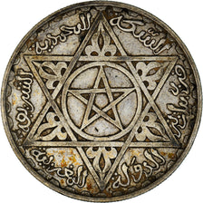 Coin, Morocco, Mohammed V, 200 Francs, AH 1372/1953, Paris, EF(40-45), Silver