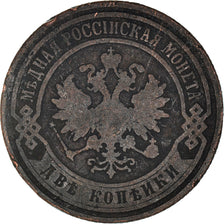 Monnaie, Russie, Nicholas II, 2 Kopeks, 1904, Saint-Petersburg, TB, Cuivre