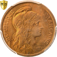 Coin, France, Dupuis, 2 Centimes, 1919, Paris, PCGS, MS65RD, MS(65-70), Bronze