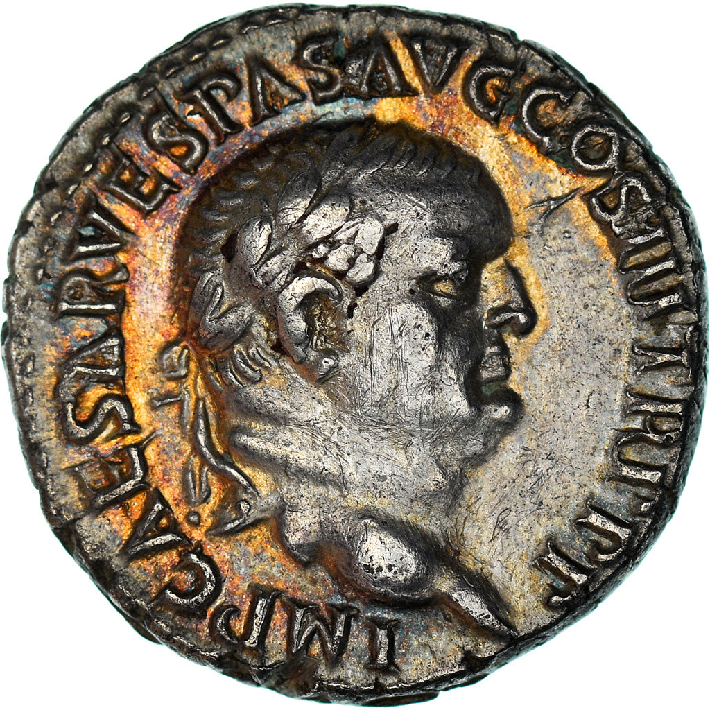 Monnaie, Vespasien, Denier, 71, Ephesos, Rare, SUP, Argent, RIC:1431