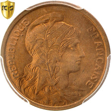 FRANCE, Dupuis, 2 Centimes, 1919, Paris, KM #841, graded, PCGS, MS(65-70),...