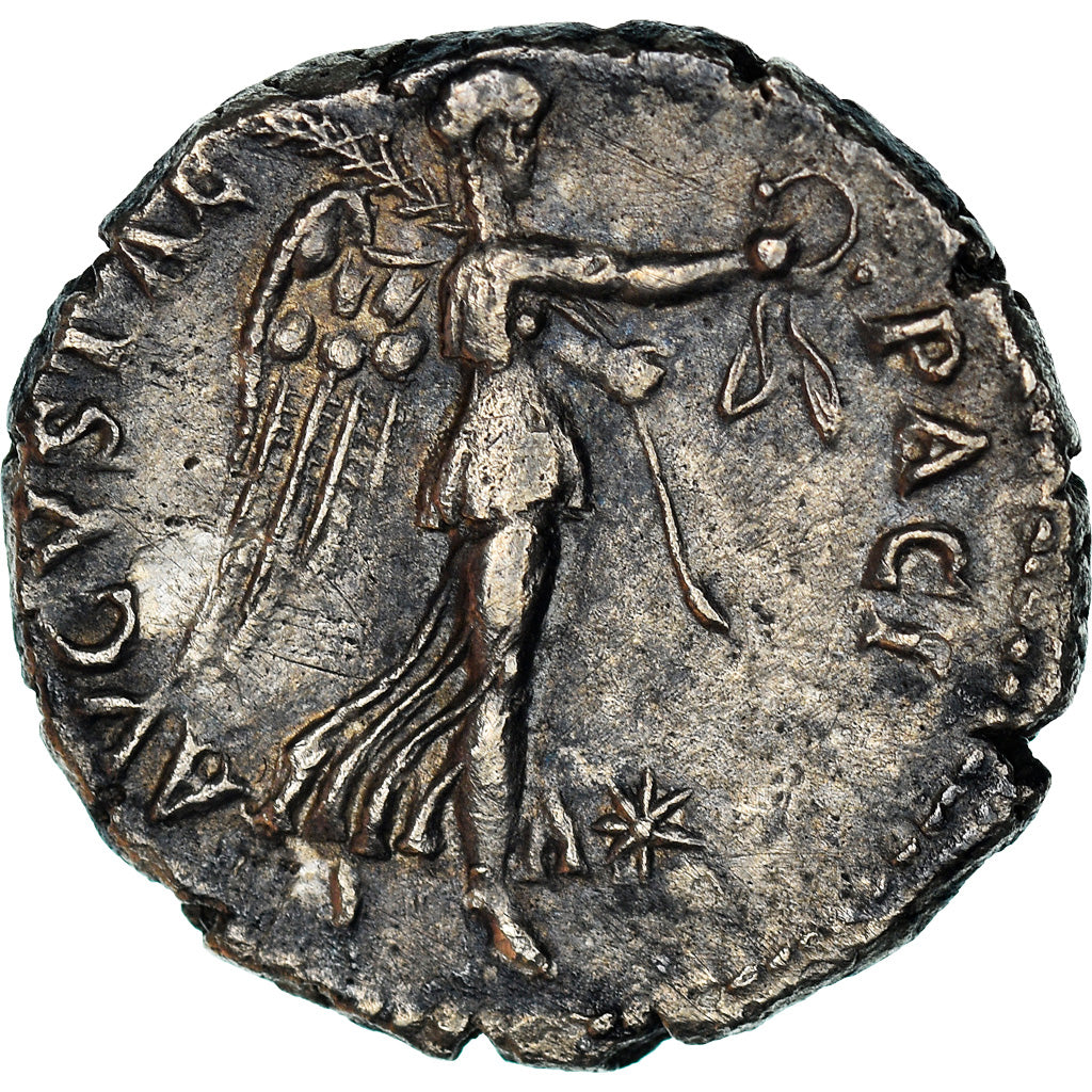 Coin, Vespasian, Denarius, 73 AD, Ephesos, Extremely rare, EF(40-45), Silver