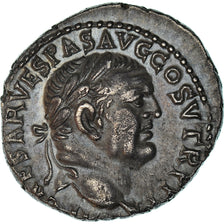 Coin, Vespasian, Denarius, 73 AD, Ephesos, Extremely rare, AU(55-58), Silver