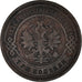 Coin, Russia, Nicholas II, 3 Kopeks, 1907, Saint-Petersburg, VF(30-35), Copper