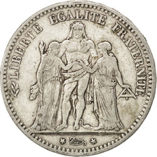 Coin, France, Hercule, 5 Francs, 1874, Paris, VF(30-35), Silver, KM:820.1