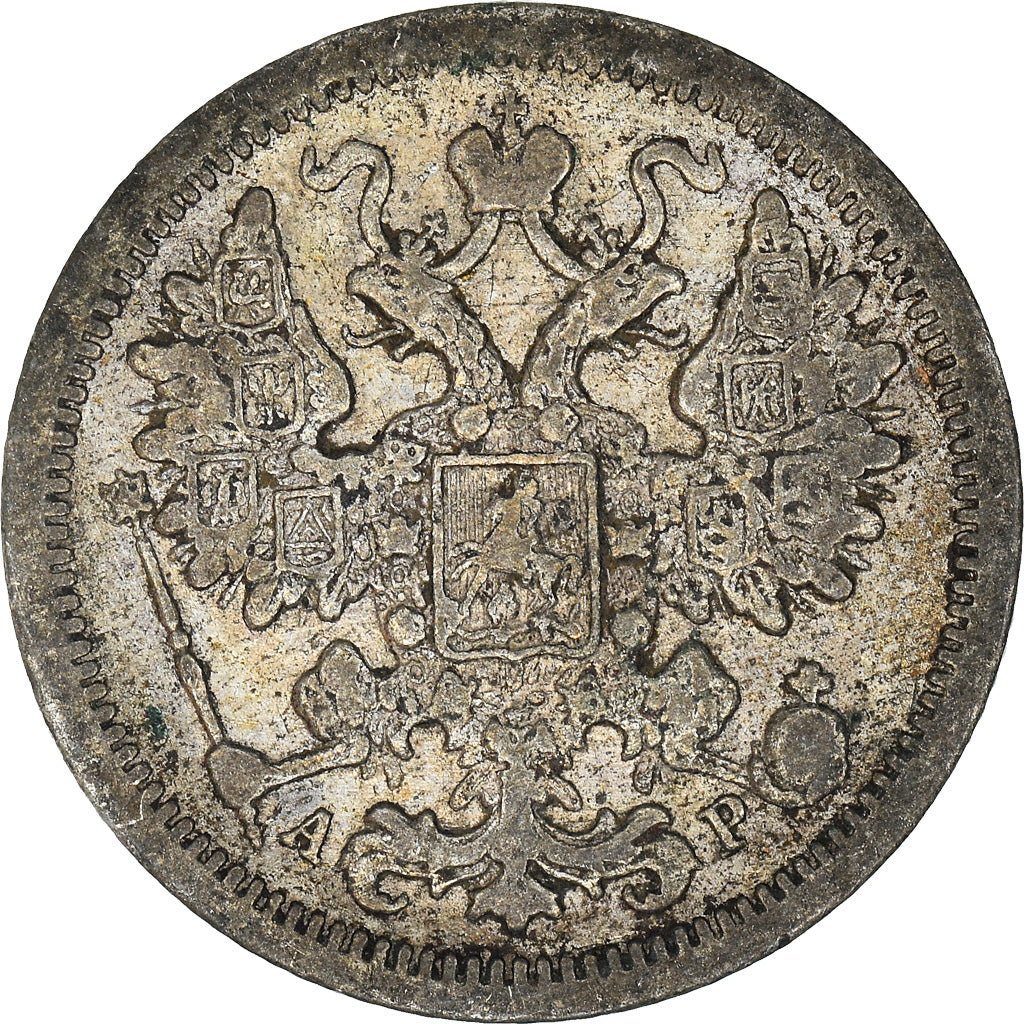 Monnaie, Russie, Nicholas II, 15 Kopeks, 1902, Saint-Petersburg, TB+, Argent