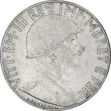 Coin, Albania, Vittorio Emanuele III, 0.20 Lek, 1941, Rome, EF(40-45), Stainless