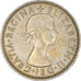 Monnaie, Grande-Bretagne, Elizabeth II, Shilling, 1956, TTB+, Copper-nickel