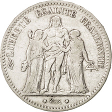 Coin, France, Hercule, 5 Francs, 1874, Paris, VF(20-25), Silver, KM:820.1