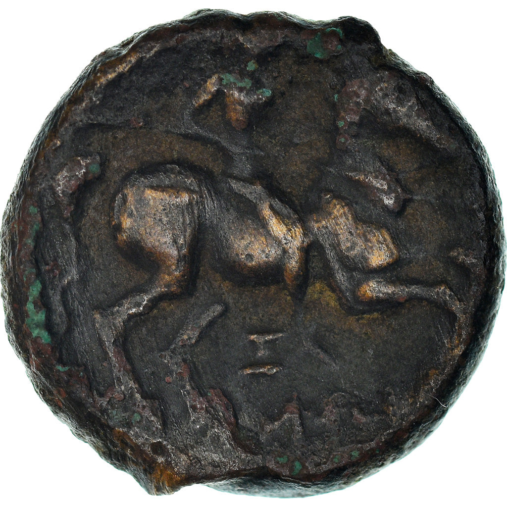 Coin, Thessaly, Larissa, Dichalkon, 3rd century BC, EF(40-45), Bronze, HGC:4-530