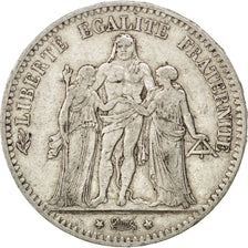 Coin, France, Hercule, 5 Francs, 1875, Paris, VF(30-35), Silver, KM:820.1