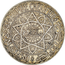 Monnaie, Maroc, Mohammed V, 10 Francs, AH 1352/1933, Paris, TTB, Argent, KM:38