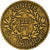 Moneda, Túnez, Anonymous, 2 Francs, 1921/AH1340, Paris, MBC, Aluminio - bronce