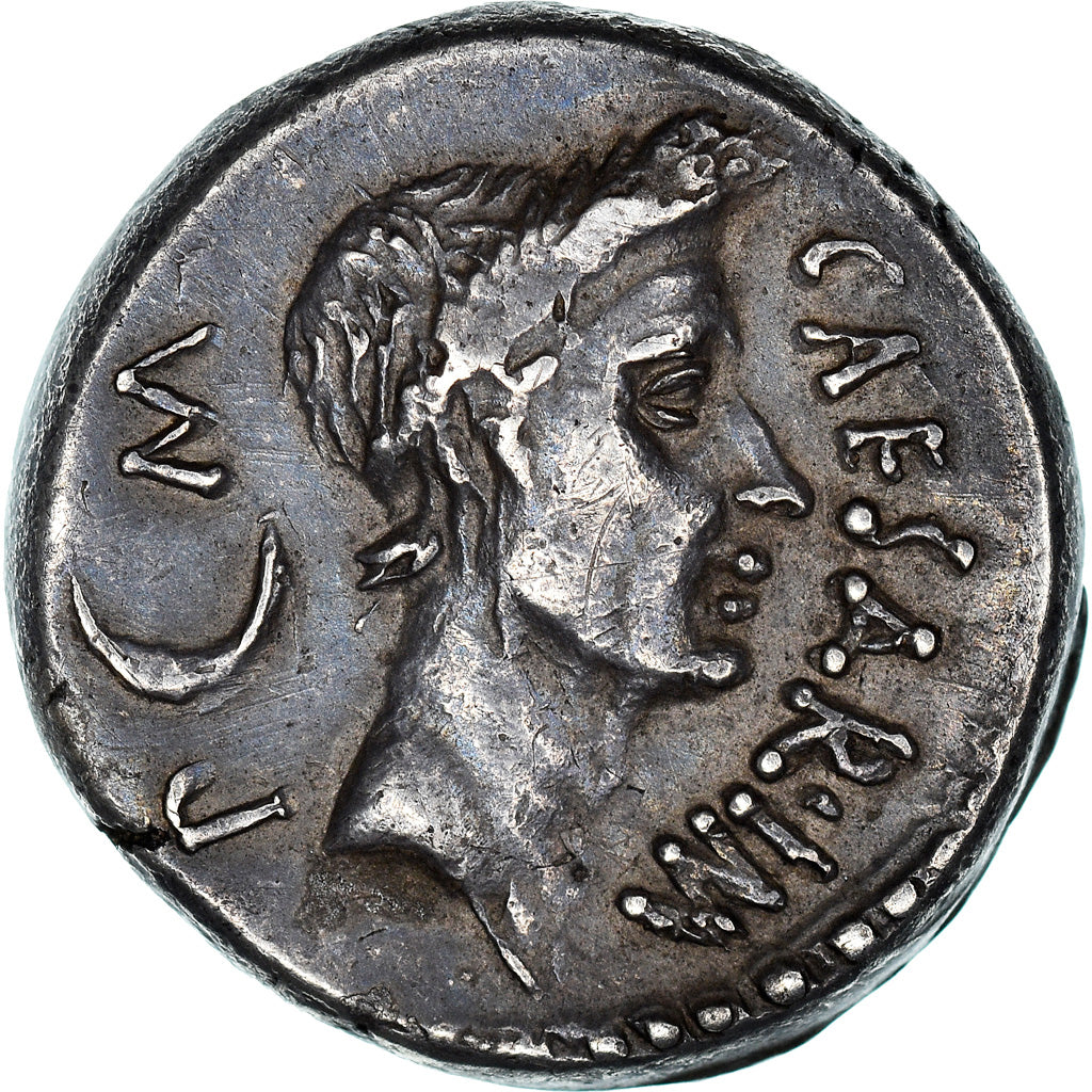 Moneda, Julius Caesar, Denarius, 44 BC, Rome, MBC+, Plata, Crawford:480/4