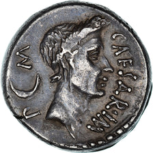 Moneta, Julius Caesar, Denarius, 44 BC, Rome, BB+, Argento, Crawford:480/4