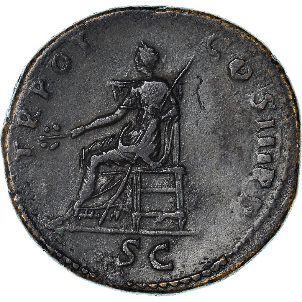 Moneta, Trajan, Sesterzio, AD 100, Rome, BB, Bronzo, RIC:413