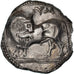 Moneda, Lucania, Sybaris, Nomos, 550-510 BC, MBC, Plata, HN Italy:1729